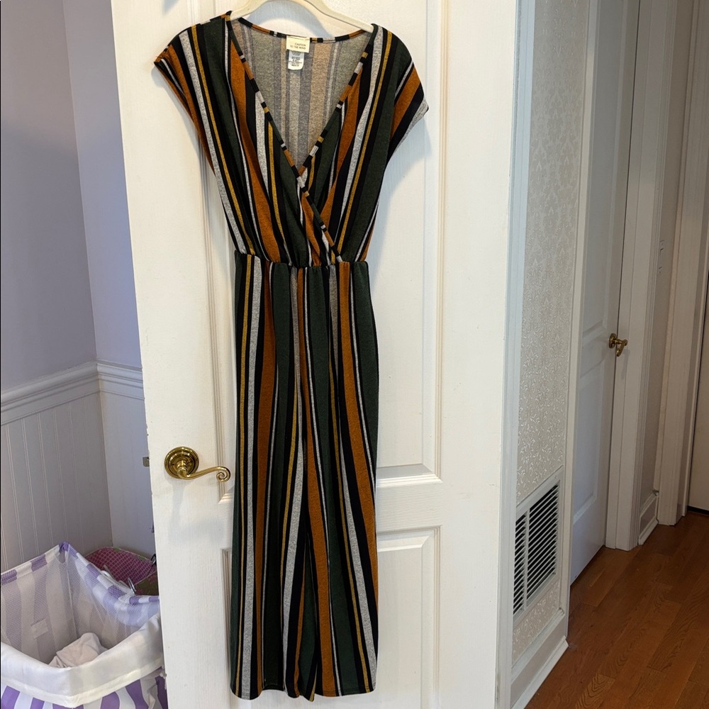 NWOT Caution To The Wind Multicolor Striped Jumpsuit